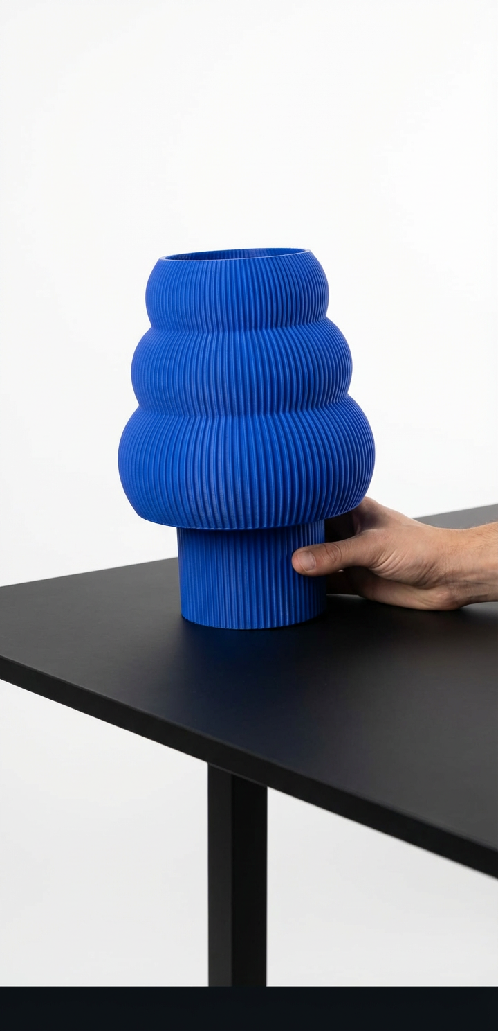 Everloop 3D printed vase